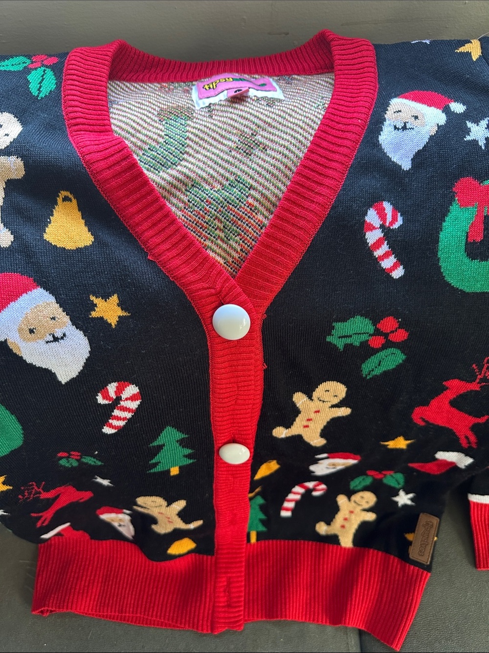 Tipsyelves Christmas cardigan